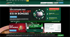 Desktop Screenshot of poker.paddypower.com