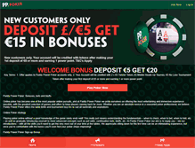 Tablet Screenshot of poker.paddypower.com